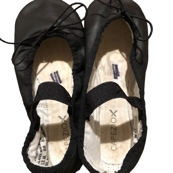 Capezio Kids Black Ballet Shoe - Picture 7 of 10